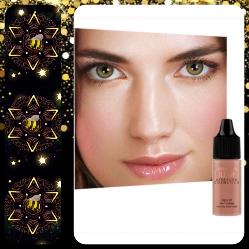 🐝•B-7 Apricot Airbrush Blush By Luminess Beauty